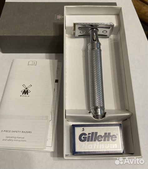 Т-образная бритва Muehle R89 Grande