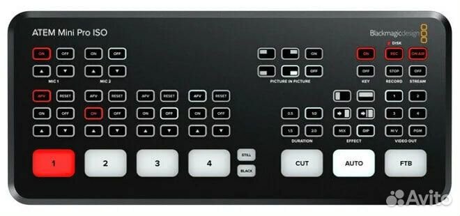 Пульт Blackmagic Atem Mini Pro ISO