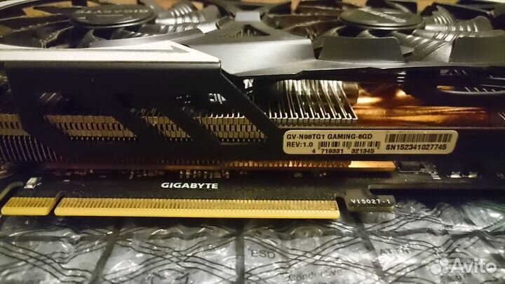 Gigabite G1 Gaming nvidia GTX Geforce 980ti