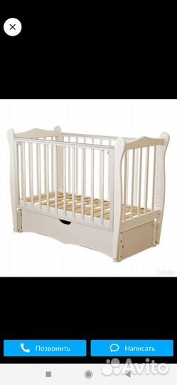 Детская кроватка Можга с продольным маятником