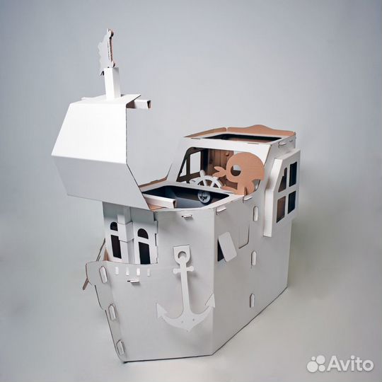 Корабль из картона