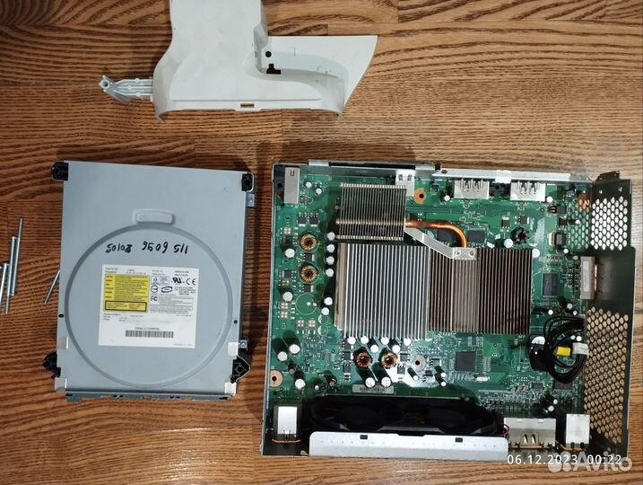 Xbox 360 fat разбор по запчастям