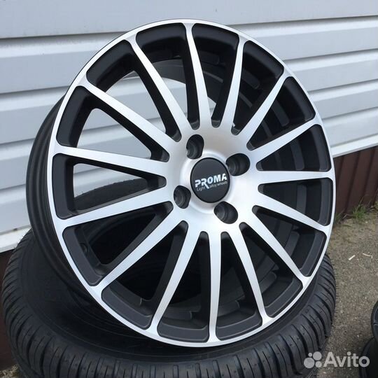 Литые диски R16 4/100 Proma RS Алмаз мат