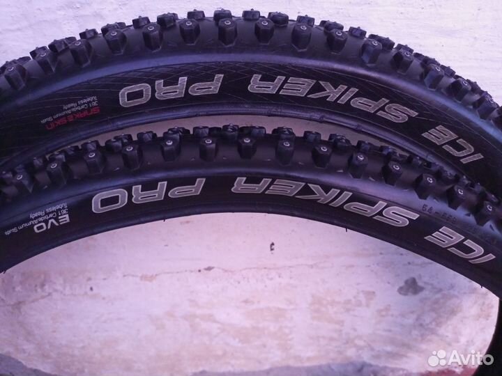 Пара schwalbe Ice Spiker PRO 26х2.35 и 26х 2,1