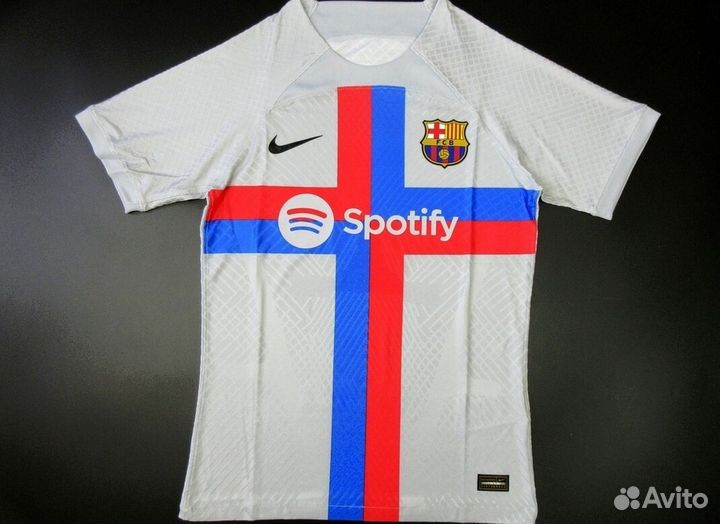 Футболка игровая третья гостевая Барселона сезон 2