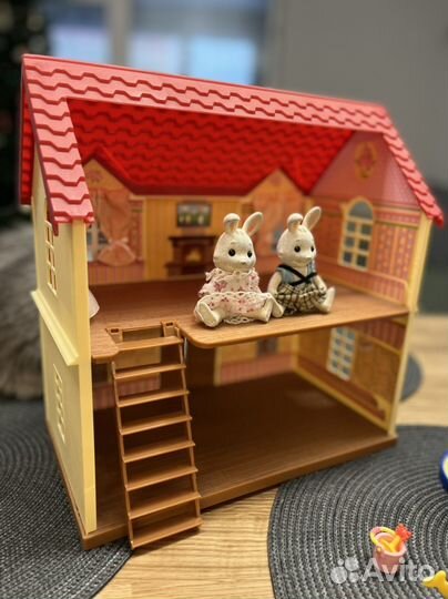 Sylvanian families семья кроликов