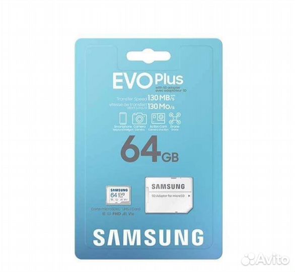Карты памяти Samsung microsdxc 64gb/128 gb