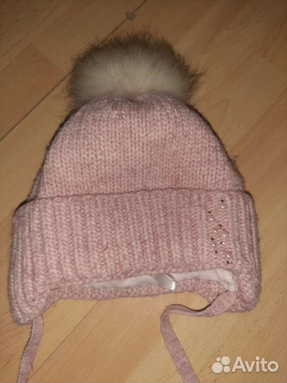 Шапка детская для девочки зимняя