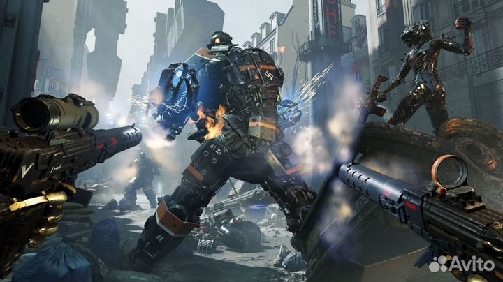PS4 Wolfenstein Alt History Collection Новый