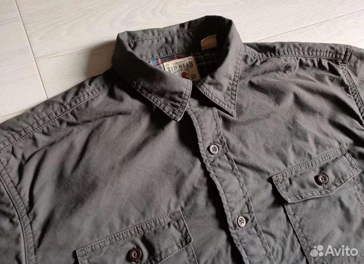 Рубашка мужская Red Head charcoal overshirt