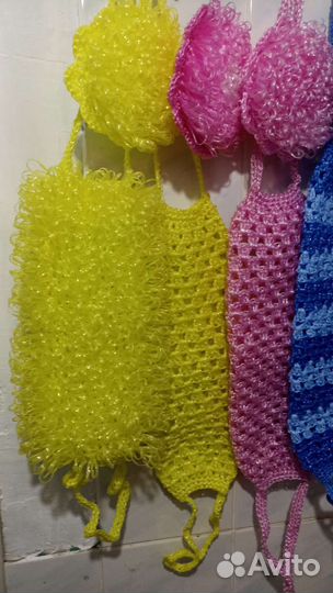 Мочалка ручной работы