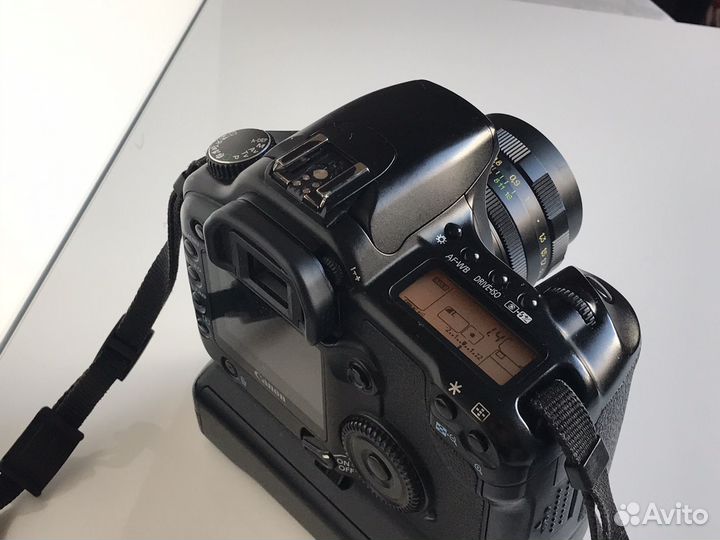 Canon 30d + battery grip + helios-44m + адаптер