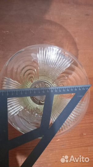 Ваза фруктовница Уршельский стекольный завод СССР