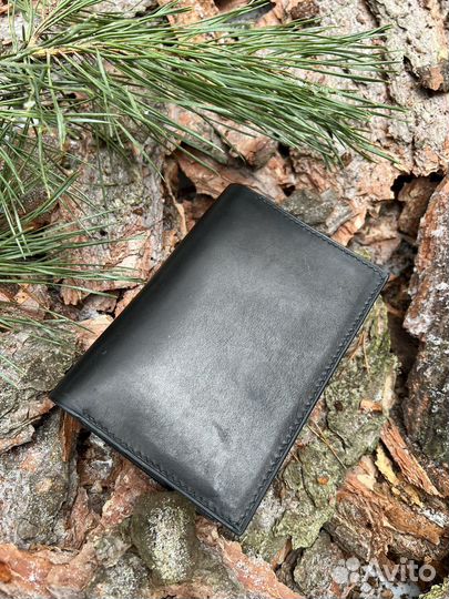 Обложка для документов натуральная кожа