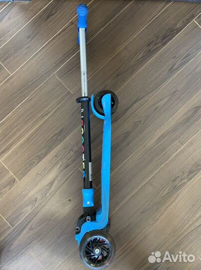 Самокат leader kids со светящимися колесами