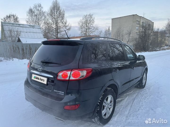 Hyundai Santa Fe 2.2 AT, 2011, 158 297 км