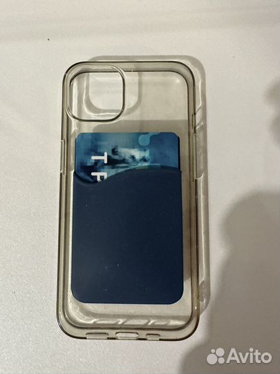 Чехол iPhone 13 с кармашком для карты (wallet)