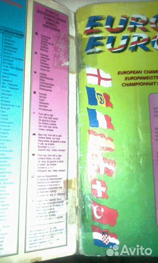 Альбом Panini Euro 96