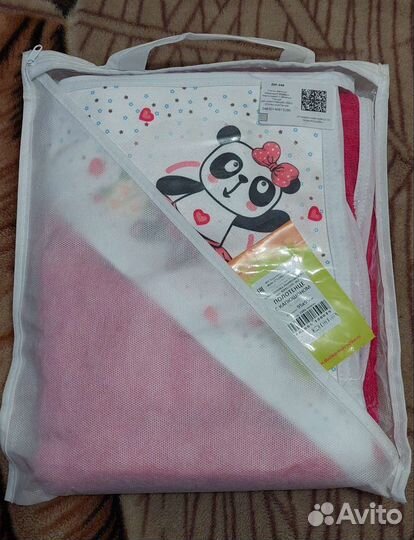 Полотенце детское с капюшоном