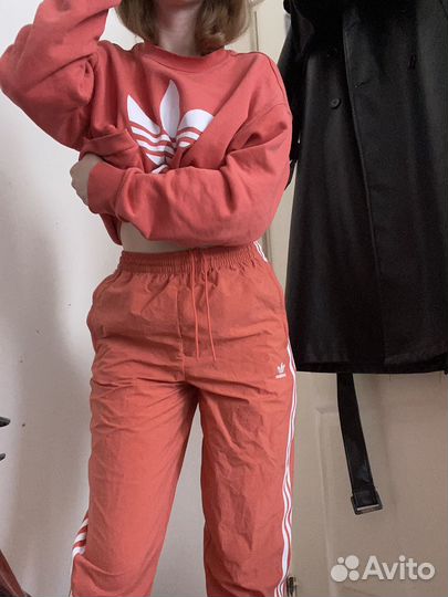 Спортивные штаные из нейлона adidas originals