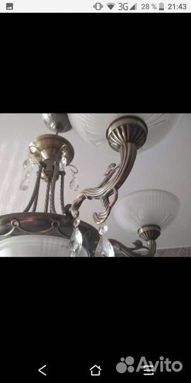 Люстра красавица,новая