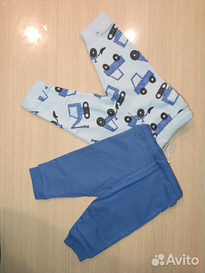Новые штаны слипы ползунки, 68 комплект 2шт