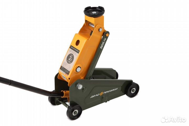 Домкрат подкатной 2 тонны, 145—400мм, в кейсе