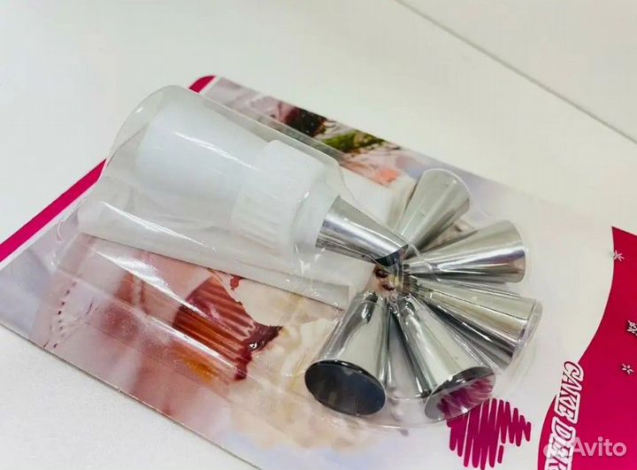 Кондитерский мешок с насадками