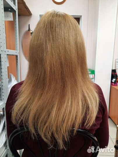 Снятие нарощенных волос