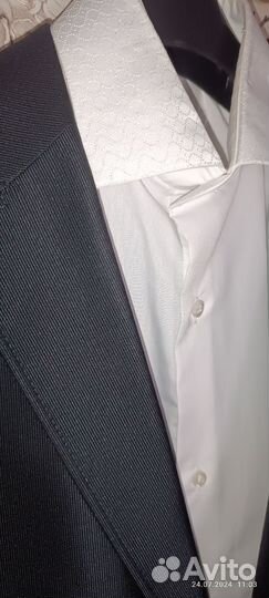 Костюм свадебный мужской+рубашка 50х