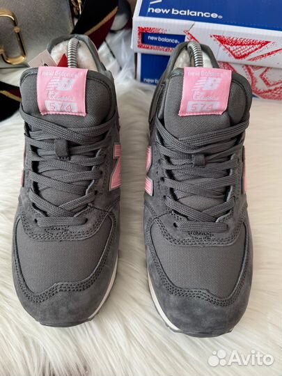 Зимние New Balance 574 Classic с мехом р37-41