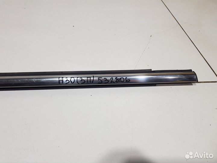 Молдинг двери наружный задний правый