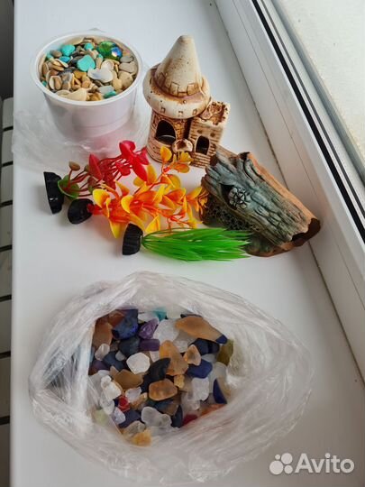 Декор и грунт для аквариума
