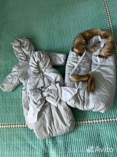 Конверт для новорожденного (зима)