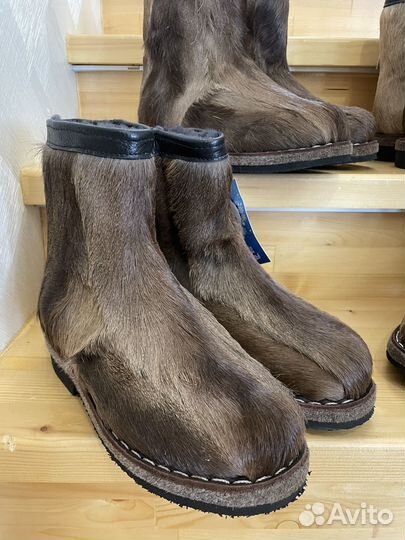 Ботинки из камуса изюбря