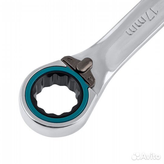 Набор ключей с трещоткой, 8-19 мм, 7 шт, Gross