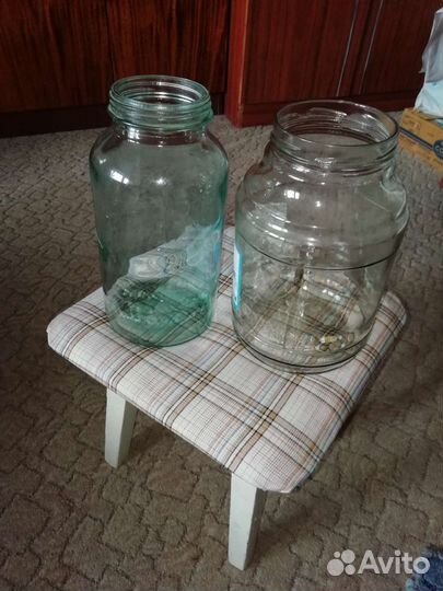 Стекло банки разные по объёму