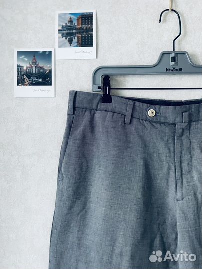 Льняные брюки massimo dutti