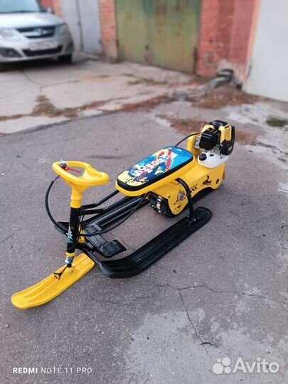 Детский мотоснегокат (в сборе)