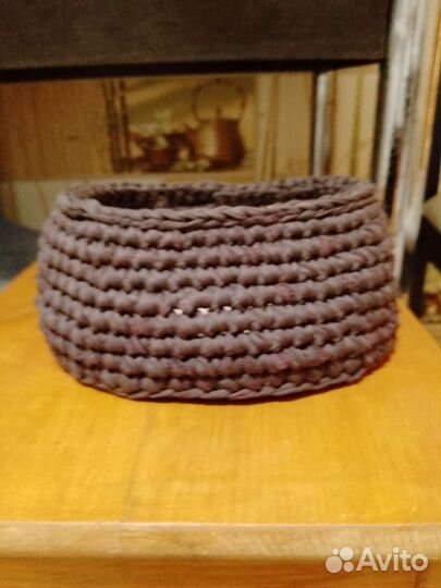 Корзина вязаная