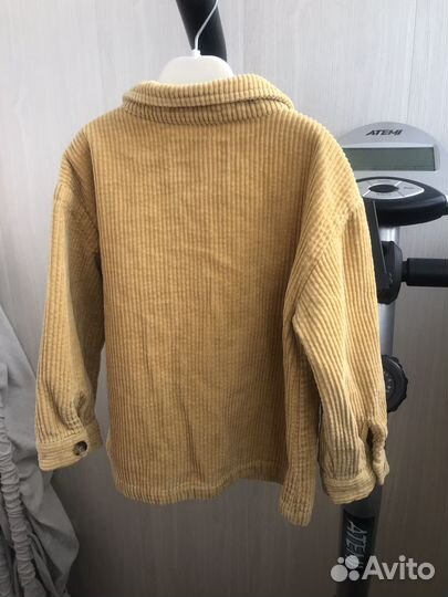 Вельветовая рубашка для девочки zara 104