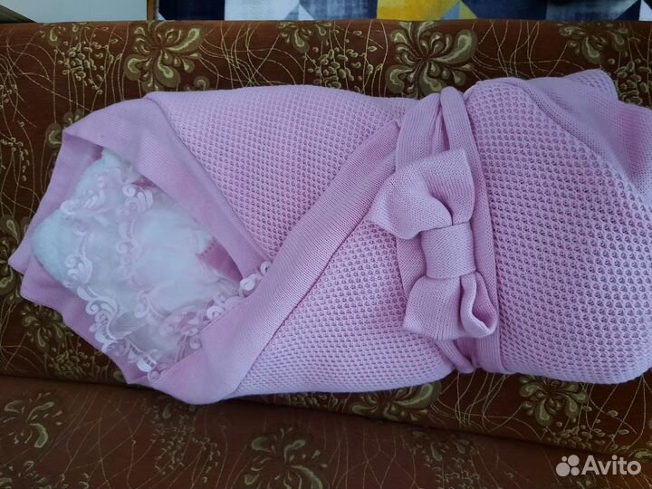 Зимний конверт на выписку