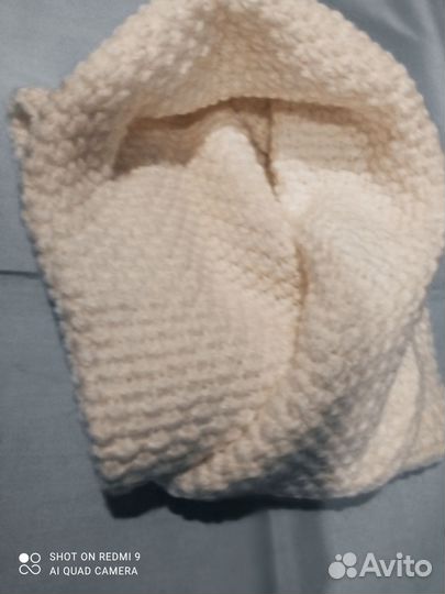 Снуд, шарф вязаный женский