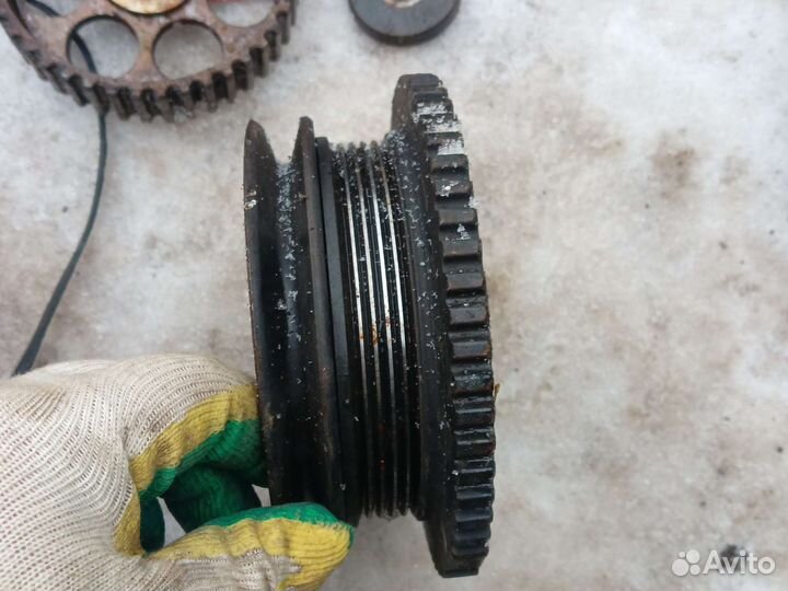 Шкиф коленвала на деу нексия