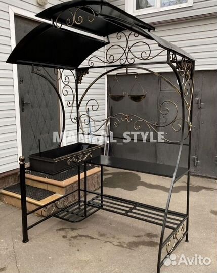 Беседка с мангалом