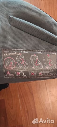 Детское автокресло 9 до 36 кг с изофикс