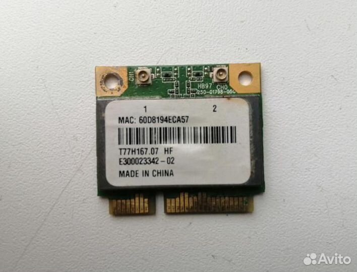 Wi-Fi модули minipci Express для ноутбука