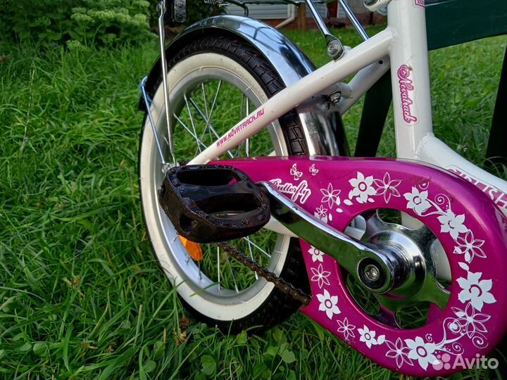 Детский велосипед Novatrack Butterfly 16
