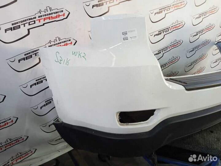 Бампер jeep grand cherokee WK2 1VQ65tzzaa задний белый, wkuh74 S3116