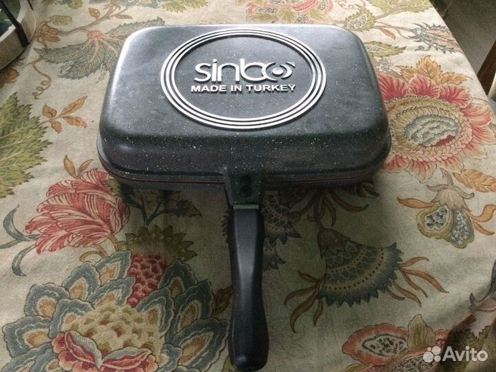 Сковородки sinbo,2-сторонняя; Beccer сталь новые